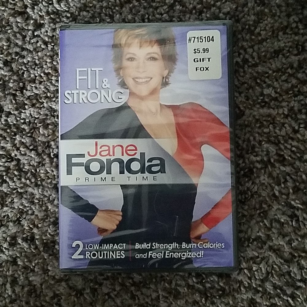 Nwt Jane fonda fit and strong dvd
